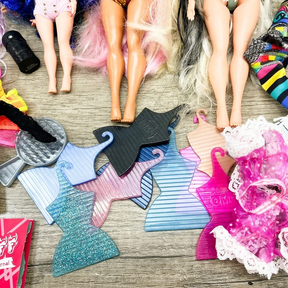 LOL Surprise OMG Doll Lot Accessories Stands Journals 13 Dolls